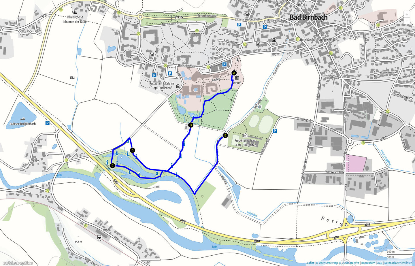 Screenshot Tourenplaner