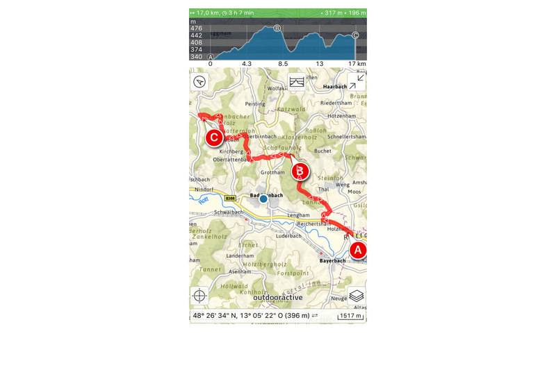 Interaktiver Tourenplaner für Ihre eigene individuelle Tour