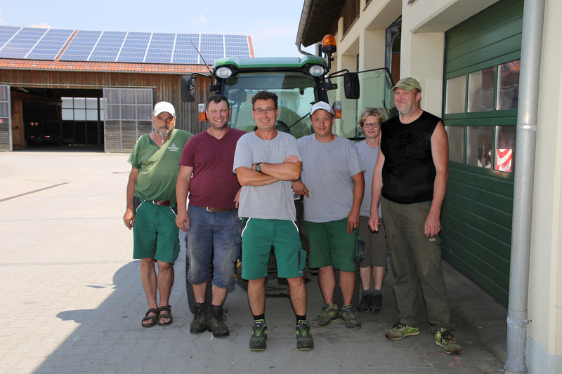 v.l. Joachim Rodner, Simon Hafner, Edwin Forster, Fritz Krammer, Andrea Berger, Gerhard Moosbauer