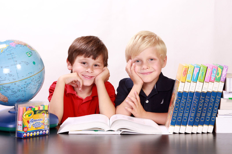 Schüler haben Freude am Lernen