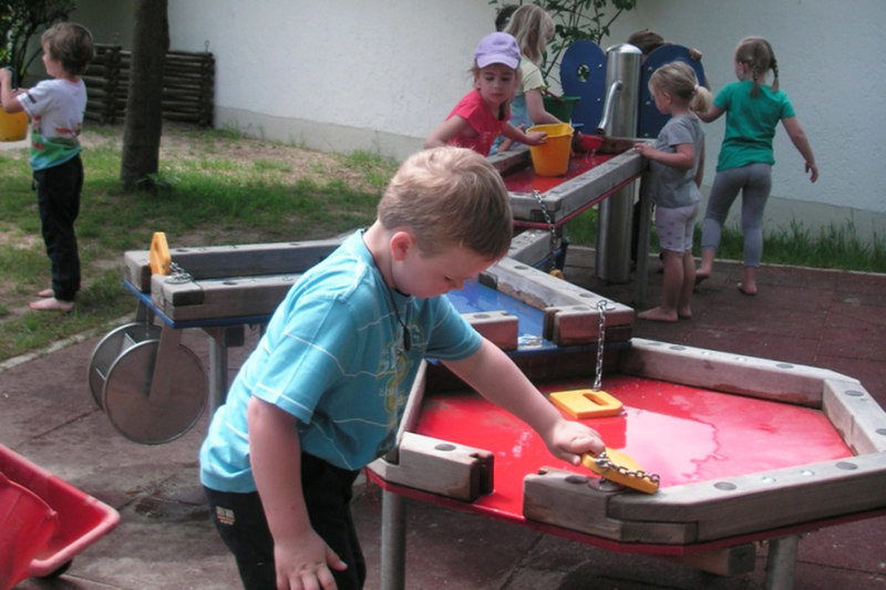 Unser stark frequentierter Bachlauf