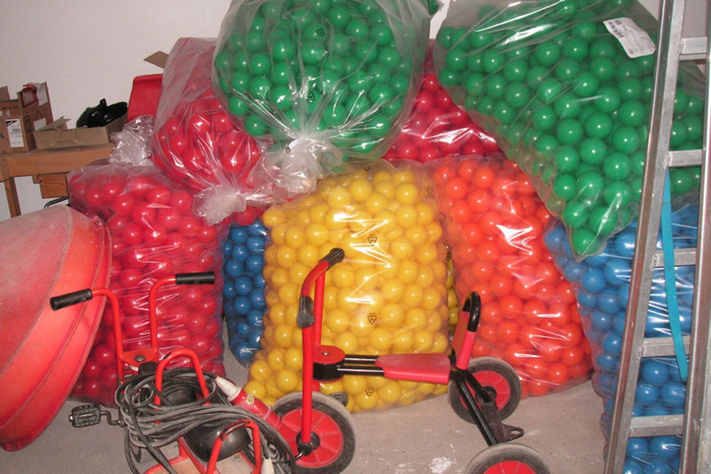 Bälle für das Kugelbad