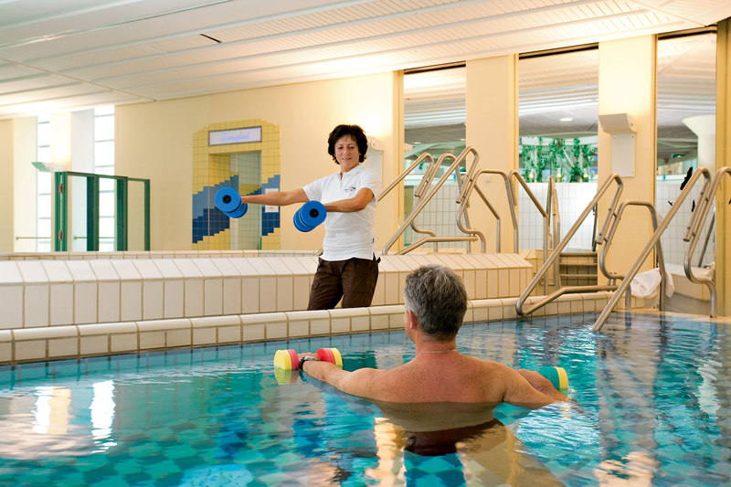 Einzeltherapiebecken mit 34 °C im Therapiebad