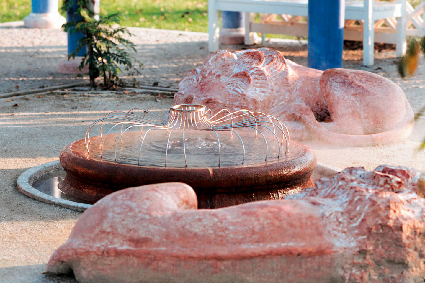 Löwenbrunnen der Chrysantiquelle